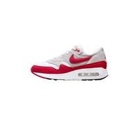 Nike Sportswear Air Max 1 Men's Leather Trainers, White, light red, 5.5 UK