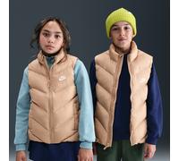 Nike Sportswear All Day Play Older Kids' Therma-FIT Loose-Fit Puffer Gilet - Brown - Polyester L