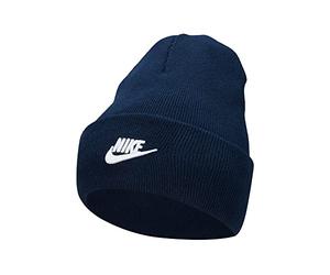 NIKE Sportswear Beanie, Midnight Navy/White, Standard Size