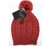 NIKE SPORTSWEAR CABLE KNIT POM POM BEANIE HAT CEDAR CI3650-661 WOMEN ONE SIZE