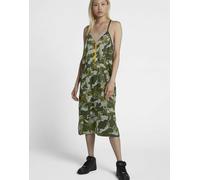 NIKE SPORTSWEAR CAMO PRINTED WOVEN STRAPPY TUNIC DRESS 932367-072 WOMEN XS S M