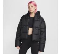 Nike Sportswear Classic Puffer Women's Therma-FIT Loose Hooded Jacket - Black - Polyester M (UK 12-14)