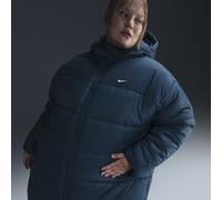 Nike Sportswear Classic Puffer Women's Therma-FIT Loose Parka - Blue - Polyester 2X