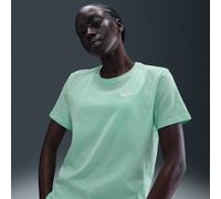 Nike Sportswear Club Essentials Women's T-Shirt - Green - Cotton/Polyester XL (UK 20-22)