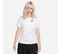 Nike Sportswear Club Essentials Women's T-Shirt - White - Cotton/Polyester L (UK 16-18)