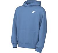 Nike Sportswear Club FD3000-489 Fleece Hoodie for Older Children, Blue Beyond/White, S