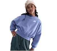 Nike Sportswear Club Fleece Boxy Crew-Neck Sweatshirt XL 156-166 Purple Junior