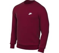 Nike Sportswear Club Fleece BV2662-677 Men's Crew Neck Shirt, Team Red/White, L