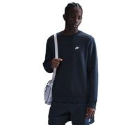 Nike Club Men's Fleece Crew - Blue - Cotton/Polyester L
