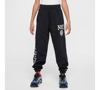 Nike Sportswear Club Fleece Girls' Loose Trousers - Black - Cotton/Polyester XL