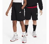 Nike Sportswear Club Fleece Older Kids' French Terry Shorts - Black - Cotton/Polyester XS