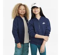 Nike Sportswear Club Fleece Older Kids' Full-Zip Hoodie - Blue - Cotton/Polyester S