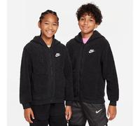 Nike Sportswear Club Fleece Older Kids' Full-Zip Winterized Hoodie - Black - Polyester M