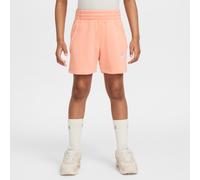 Nike Sportswear Club Fleece Older Kids' (Girls') 13cm (approx.) French Terry Shorts - Orange - Cotton/Polyester L