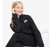 Nike Sportswear Club Fleece Zip Hoodie Girls - Black, White, Size XS