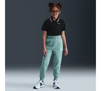 Nike Sportswear Club Fleece Older Kids' (Girls') High-Waisted Fitted Trousers - Green - Cotton/Polyester XS