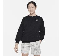 Nike Sportswear Club Fleece Older Kids' Oversized Sweatshirt - Black - Cotton/Polyester M