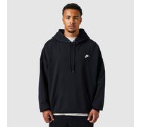 Nike Club Fleece Men's Oversized French Terry Pullover Hoodie - Black - Cotton S