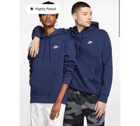 Nike Sportswear Club Fleece Pullover Hoodie Sweatshirt SIZE MEDIUM - BV2654-410