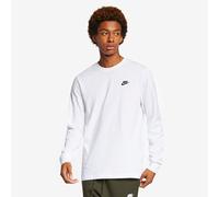 Nike Sportswear Club Men's Long-sleeve T-shirt - White - Cotton M