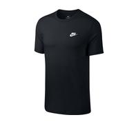 NIKE Men's Sportswear Club T shirt, Black/(White), XS UK