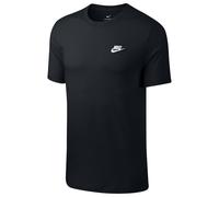 NIKE Mens M Nsw Club Tee T-Shirt, Black/(White), S EU