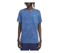 Nike Sportswear Club Washed-Dye T-Shirt 'Blue' FD1283-410 S