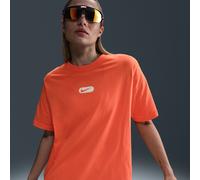 Nike Sportswear Club Women's Short-Sleeve T-Shirt - Orange - Cotton XS (UK 4-6)
