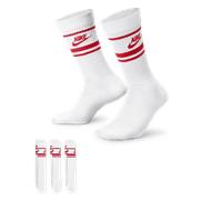 Nike Sportswear Dri-FIT Everyday Essential Crew Socks (3 Pairs) - White 2-5