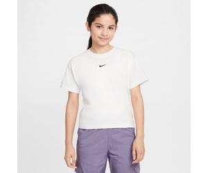 Nike Sportswear Essential Boxy SS Tee M 137-146 White Junior