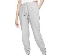 Nike Sportswear Essential Fleece Pants Womens L Grey Hth/Whi