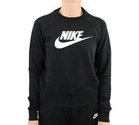Nike Sportswear Essential Sweatshirt Long Sleeve - Black/(White), X-Small