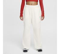 Nike Sportswear Girls' Dri-FIT Oversized Fleece Trousers - White - Cotton/Polyester M