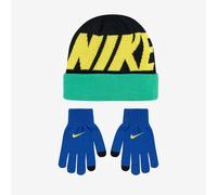 Nike Sportswear Kids Wordmark Colorblock Beanie Set 8 15Y