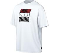 (UK Size L, White) Nike Air Max90 Men's Cotton Crew Neck Pull On Regular Fit Short Sleeve T-Shirt