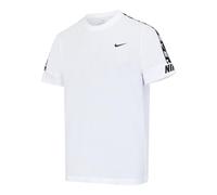 Nike Sportswear Men’s Short Sleeve Repeat Tape T-Shirt White