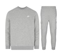 Nike Sportswear Club Fleece Mens Cargo Pants S Dk Grey/ White