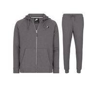 Nike Sportswear Mens Optic Full Zip Tracksuit, Grey Cotton - Size Large