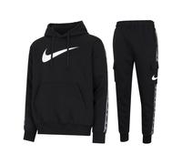Nike Sportswear Men's Repeat Hooded Tracksuit Set Black