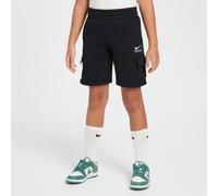 Nike Sportswear Older Kids' (Boys') Fleece Cargo Shorts - Black - Cotton/Polyester S