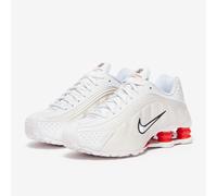 Nike Shox GS White Phantom Picante Red Kids Youth Women Casual Shoes CW2626-102