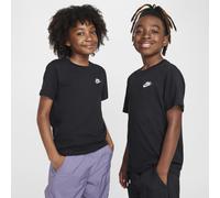 NIKE Unisex Children's K NSW Tee Emb Futura Lbr Shirt Black