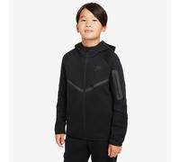 Nike Sportswear Tech Fleece Older Kids' Full-Zip Hoodie - Black - Sustainable Blends Minimum M