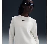 Nike Sportswear Phoenix Fleece Women's Crew-Neck Sweatshirt - White - Cotton/Polyester L (UK 16-18)