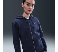 Nike Sportswear Phoenix Fleece Women's Full-Zip Hoodie - Blue - Cotton/Polyester L (UK 16-18)