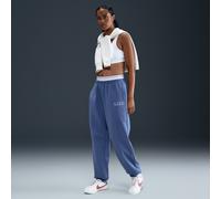 Nike Sportswear Phoenix Fleece Women's High-Waisted Tracksuit Bottoms - Blue - Cotton/Polyester XXL (UK 24-26)