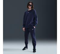 Nike Sportswear Phoenix Fleece Women's Mid-Rise Tracksuit Bottoms - Blue - Cotton/Polyester M (UK 12-14)
