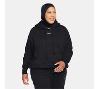 Nike Sportswear Phoenix Fleece Women's Over-Oversized Pullover Hoodie - Black - Cotton/Polyester M (UK 12-14)