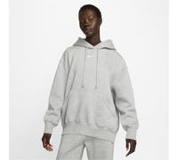 Nike Sportswear Phoenix Fleece Womens Over Oversized Pullover Hoodie M Grey Hth/ Whi