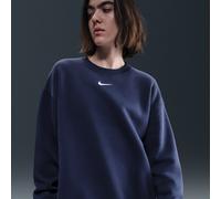 Nike Sportswear Phoenix Fleece Women's Oversized Crew-neck Sweatshirt - Blue - Cotton/Polyester XXL (UK 24-26)